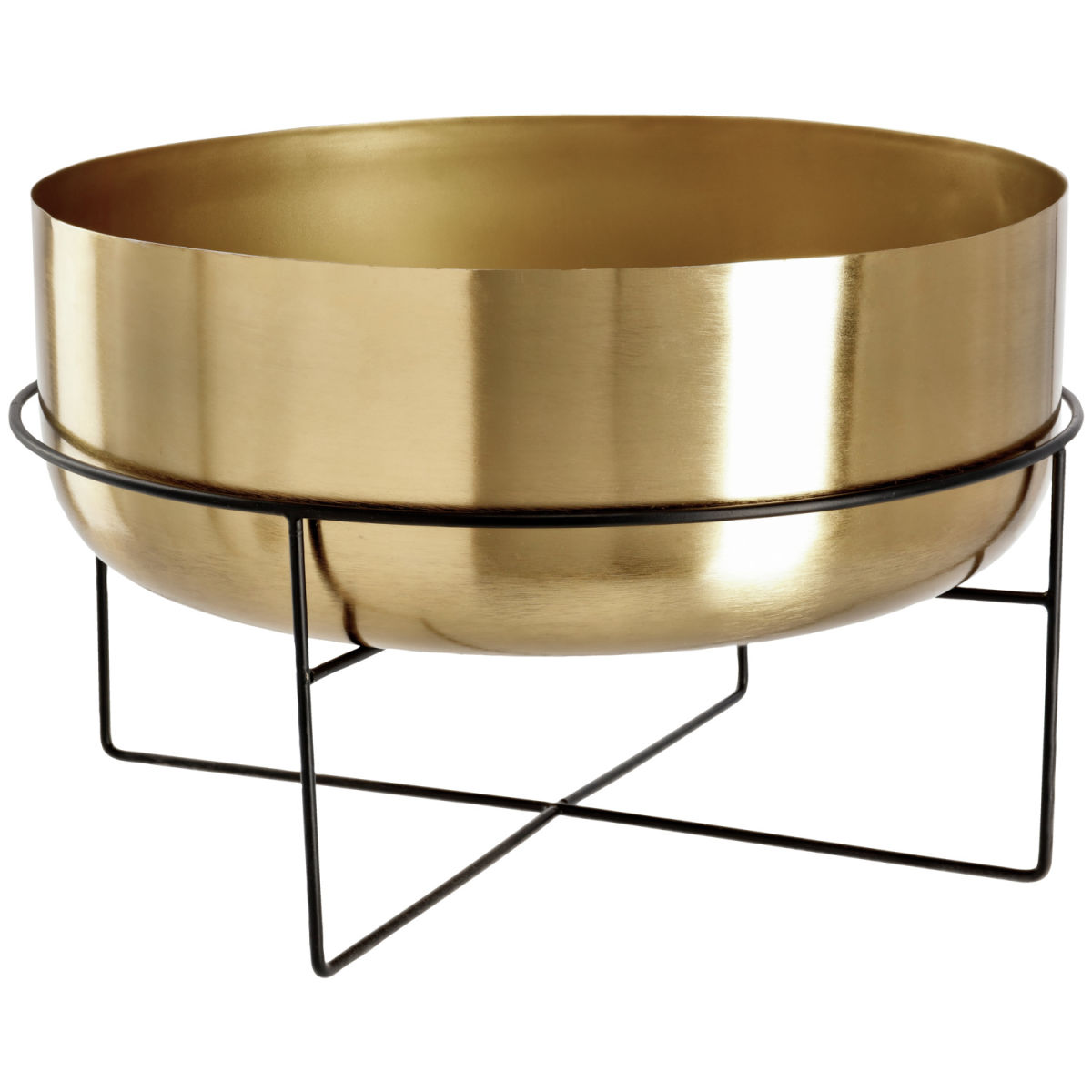VEGA Pflanzschale Marly 40x25 cm (ØxH); gold/schwarz