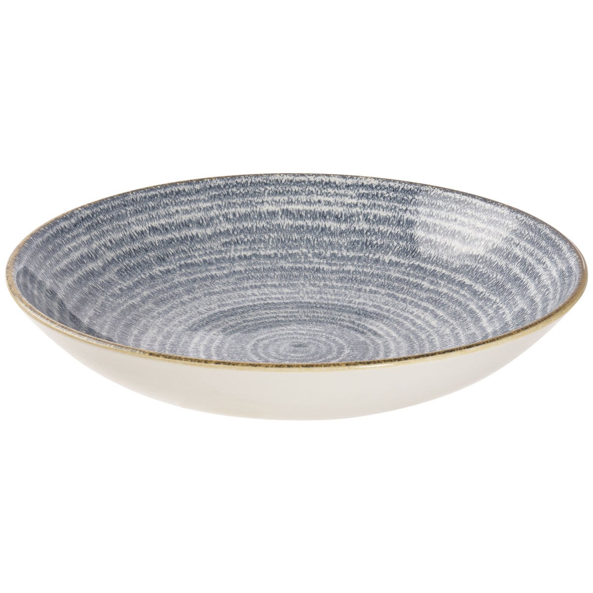Churchill Teller tief Studio Prints Slate Blue Coupe 1136 ml, 24.8x3.6 cm (ØxH); blau/braun; rund; 12 Stück / Pack