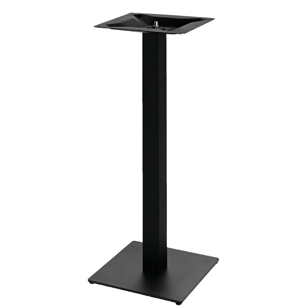 VEGA Indoor Stehtischgestell Fino 43x43x108 cm (BxLxH); schwarz; quadratisch