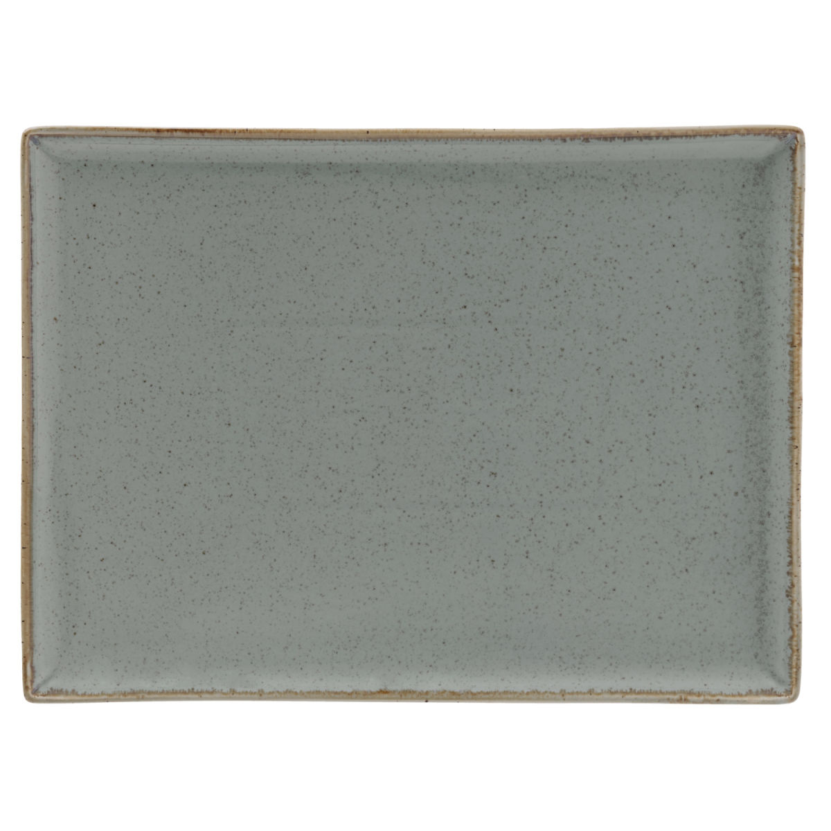 Piatto da portata Sidina rettangolare VEGA; 27x21 cm (LxL); grigio; rettangolare; 2 pz. / confezione