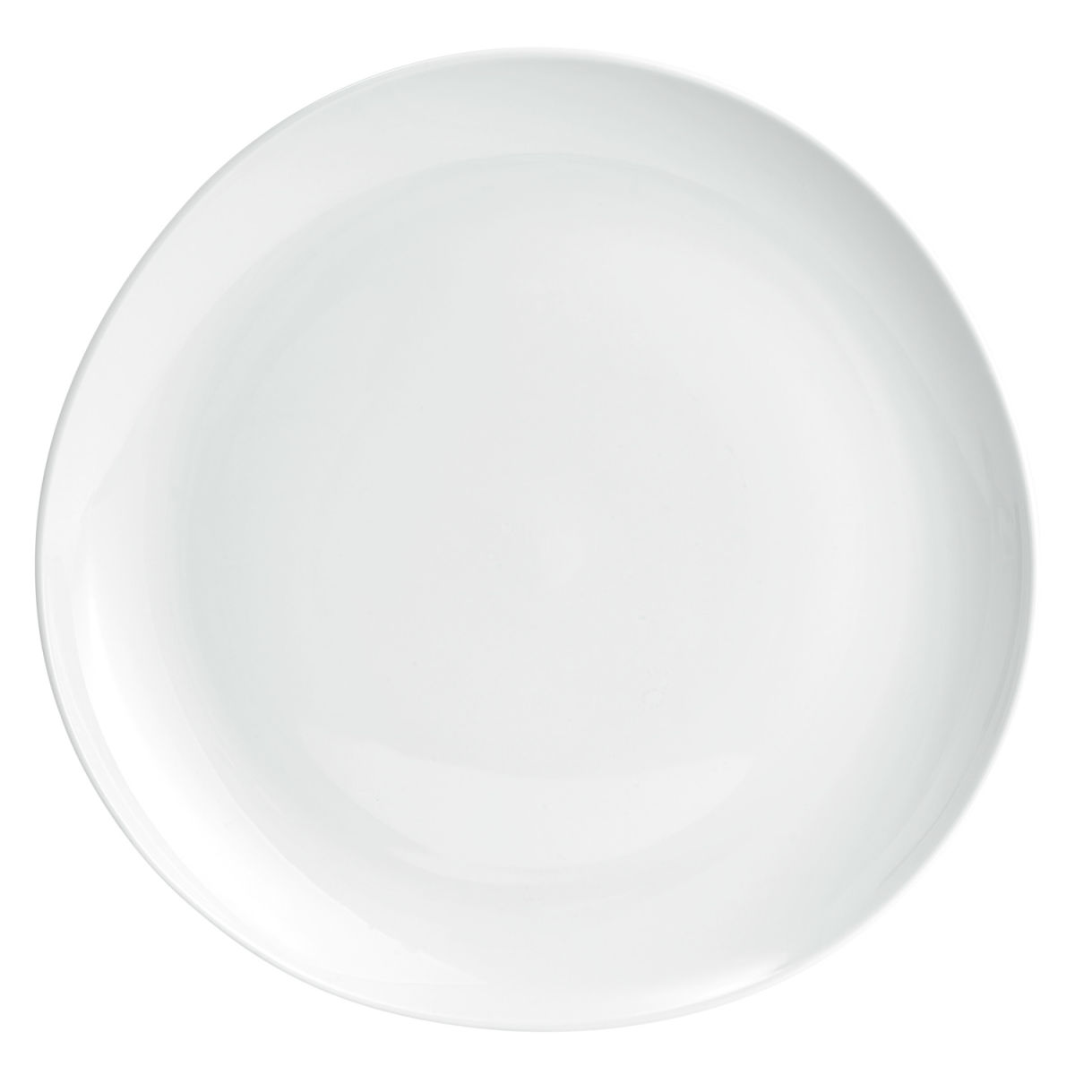 VEGA Teller Ovalize flach 25x3 cm (ØxH); weiß; rund; 6 Stück / Pack