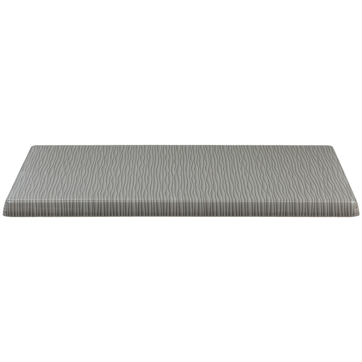 Tablero de mesa Topalit Seagrass cuadrado Topalit; 70x70 cm (LgxAn); gris; cuadrada