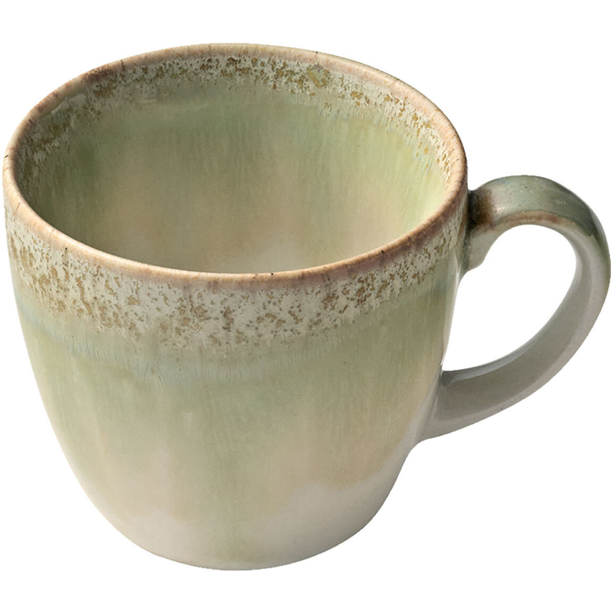 HEART&SOUL Obertasse Perfect Match Thyme 80 ml, 6x6 cm (ØxH); grün/weiß; rund; 6 Stück / Pack