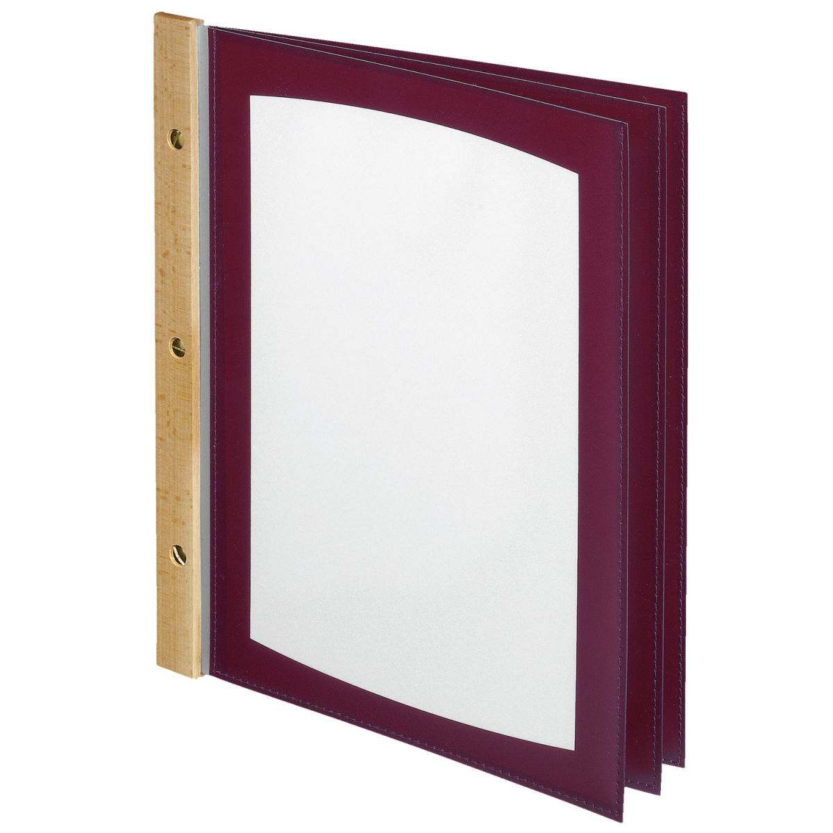 Portamenu Mias PULSIVA; Misura A4, 25.5x33 cm (LxH); bordeaux