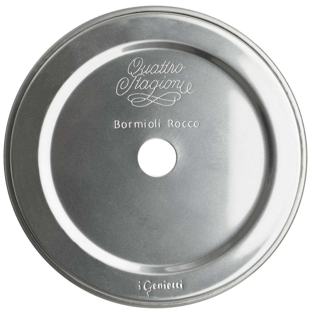 Bormioli Rocco Deksel voor Quattro Stagioni; 7.4x1.5 cm (&Oslash;xH); zilver; 26 stuk / verpakking