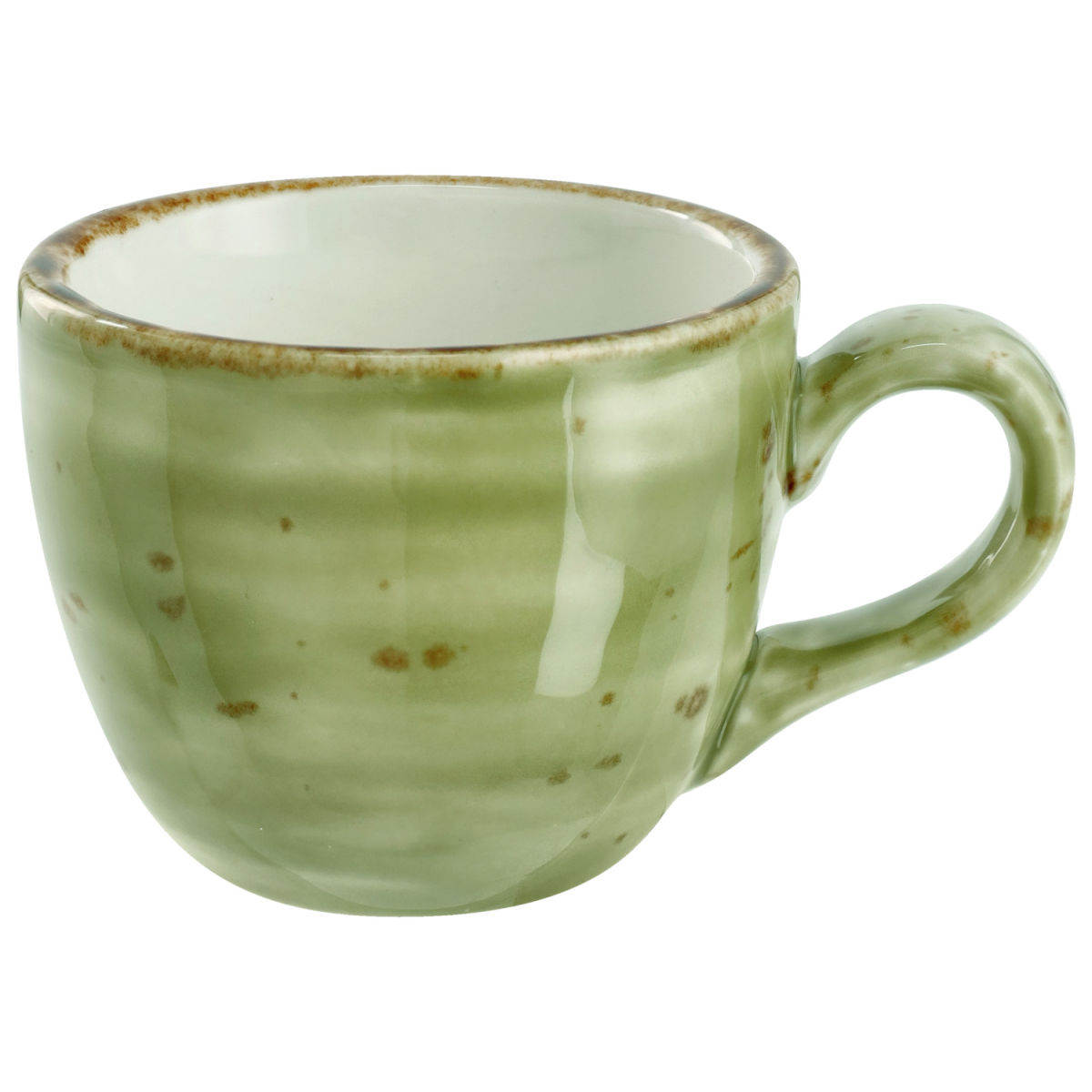 Tazza espresso Nebro VEGA; 100 ml, 6.2x5.4 cm (ØxH); verde chiaro; 6 pz. / confezione