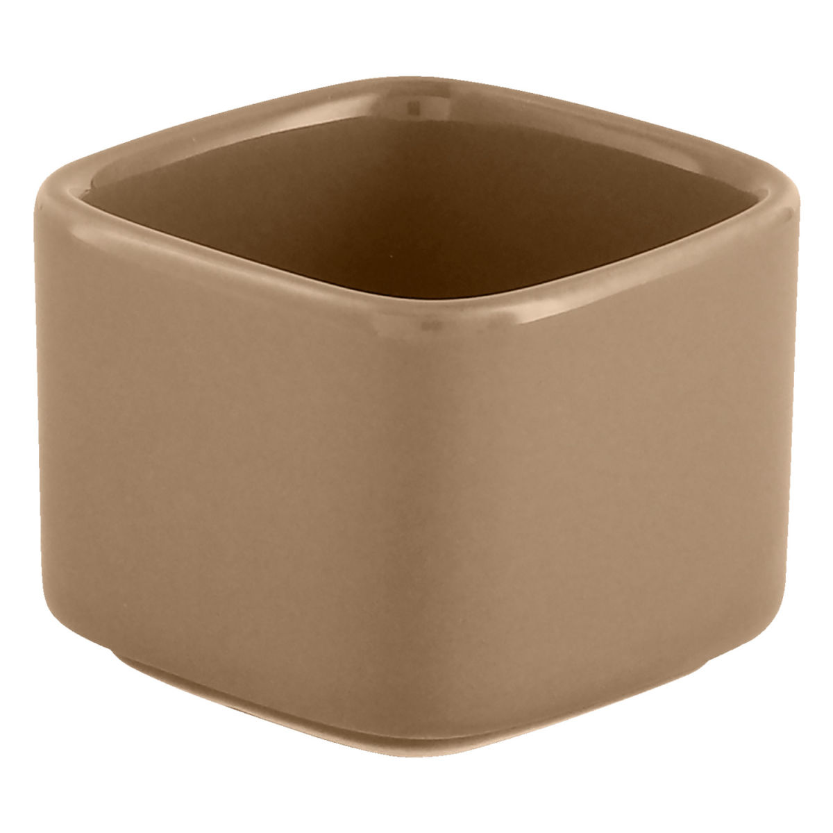 Mini ciotolina Alt VEGA; 90ml, 6x6x4.7 cm (LxLxH); beige; quadrata; 12 pz. / confezione