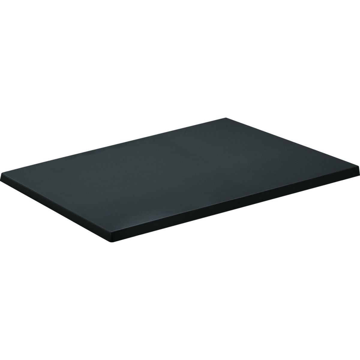 Topalit Tafelblad Werzalit  rechthoekig 70 x 110 cm; 110x70 cm (LxB); zwart; rechthoekig