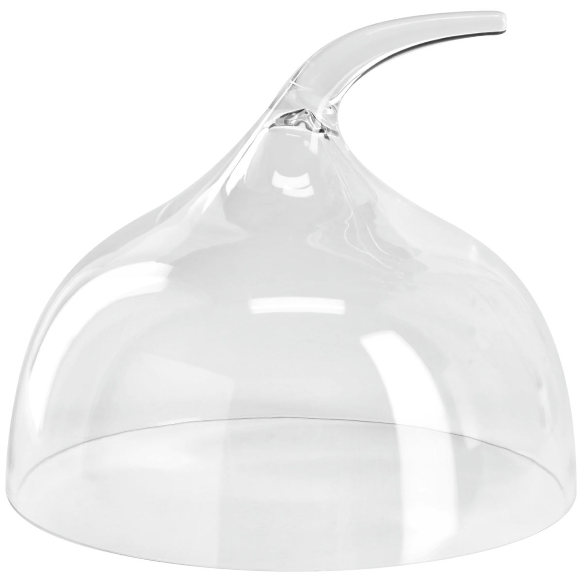 Cloche Nello Policarbonato VEGA; 20.7x18.1 cm (ØxH); trasparente