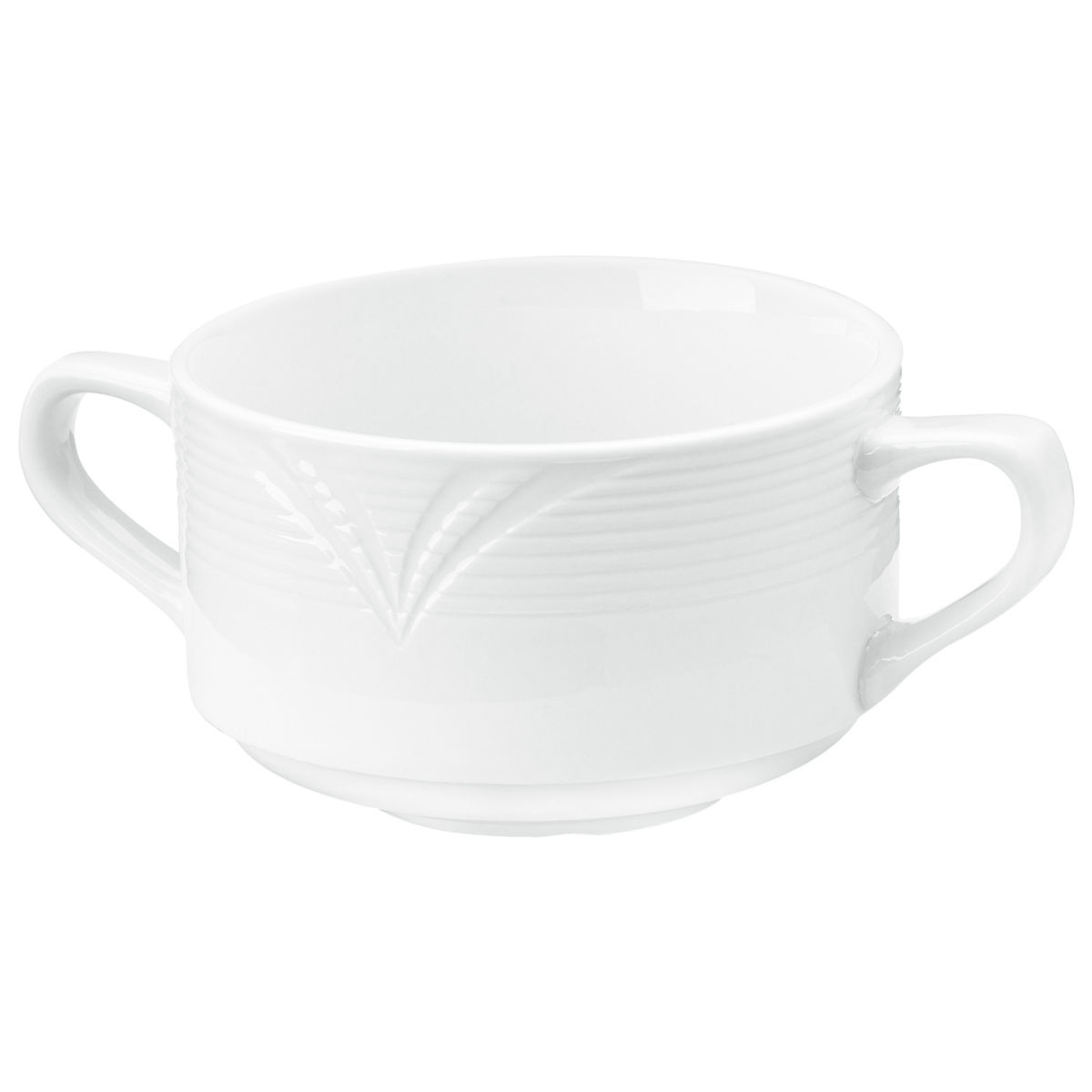 Tazza consommé Rena PULSIVA; 270ml, 9.5x6.2 cm (ØxH); bianco; rotonda; 6 pz. / confezione