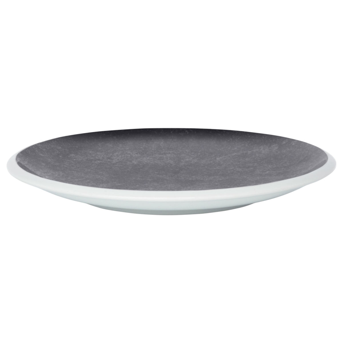 WMF Teller coup flach Synergy Dark Rock 29x12 cm (ØxH); weiß/anthrazit; rund; 6 Stück / Pack