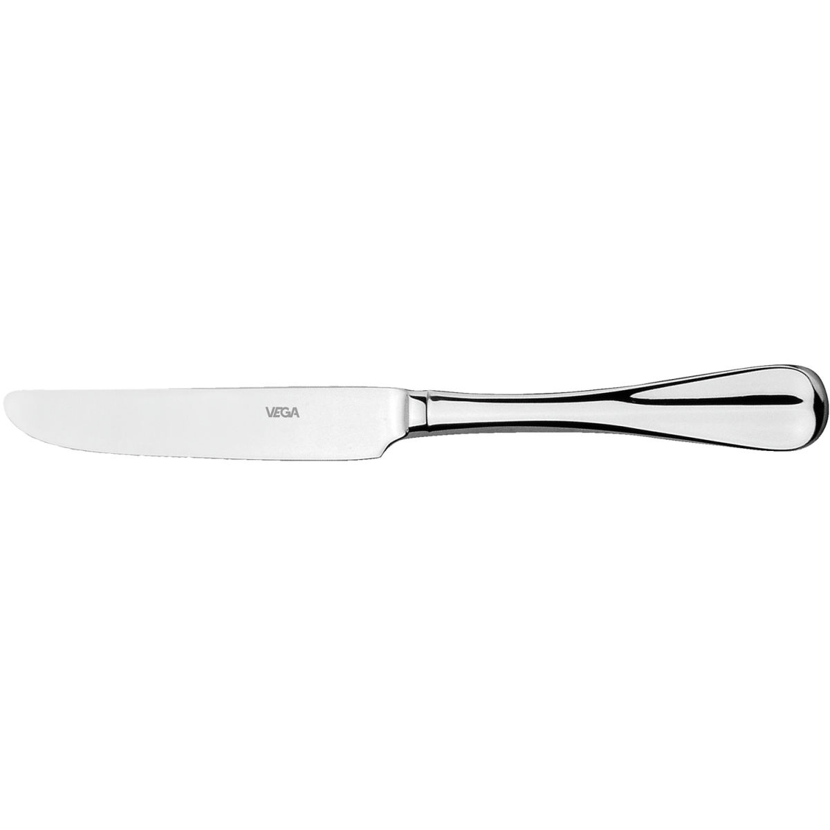 VEGA Smörkniv Baguette; 17.7 cm (L); Silverfärg, Handtag Silverfärg; 12 Styck / Förpackning