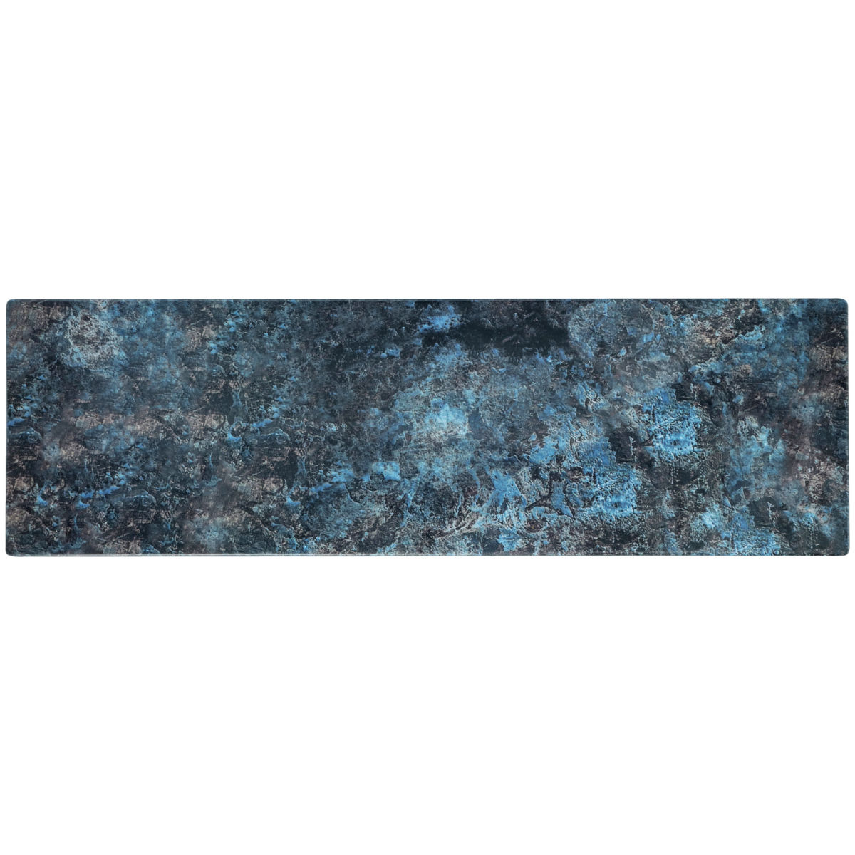 Piatto Tusa VEGA; Misura GN 2/4, 53x16.2x1.5 cm (LxLxH); nero/blu scuro; rettangolare; 2 pz. / confezione