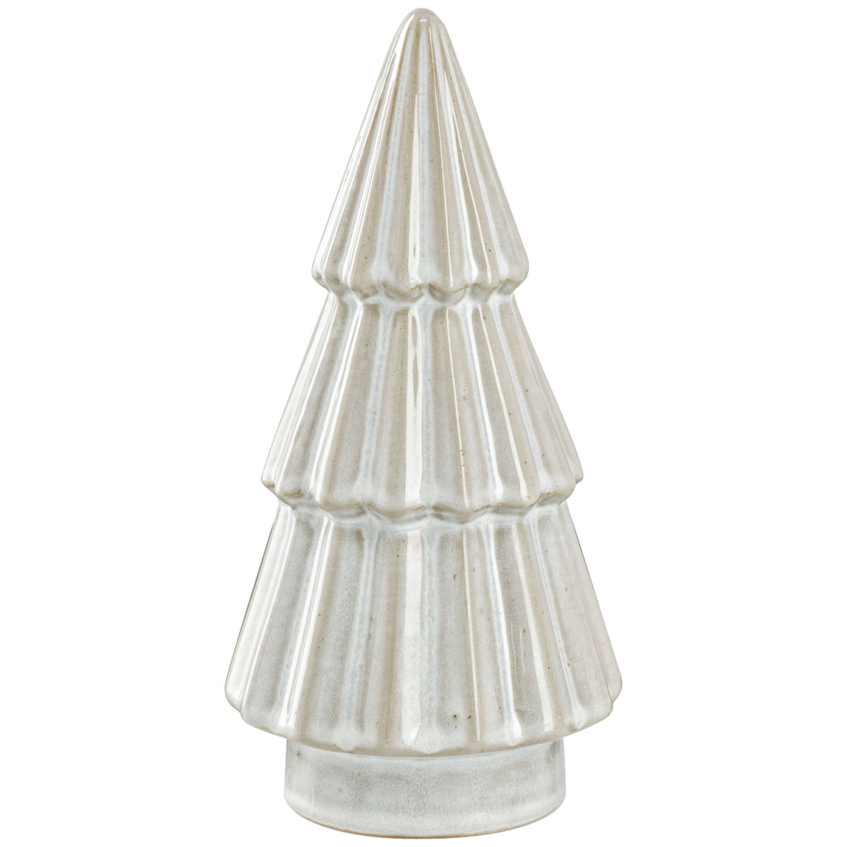 Deko-Baum Nilas 10.5x21 cm (ØxH); cremeweiß