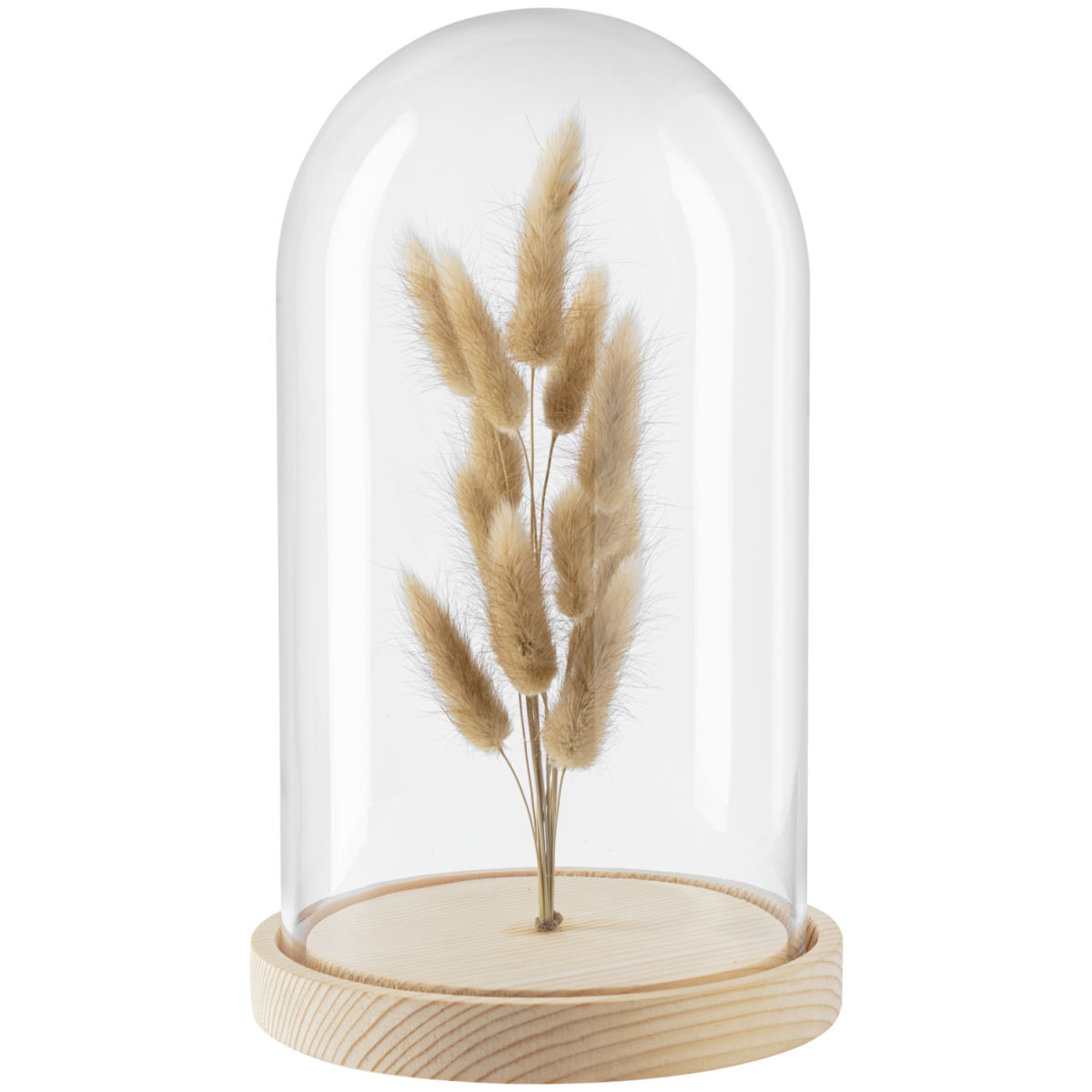 Elemento decorativo Bojana VEGA; 15.8x26 cm (ØxH); trasparente/naturale