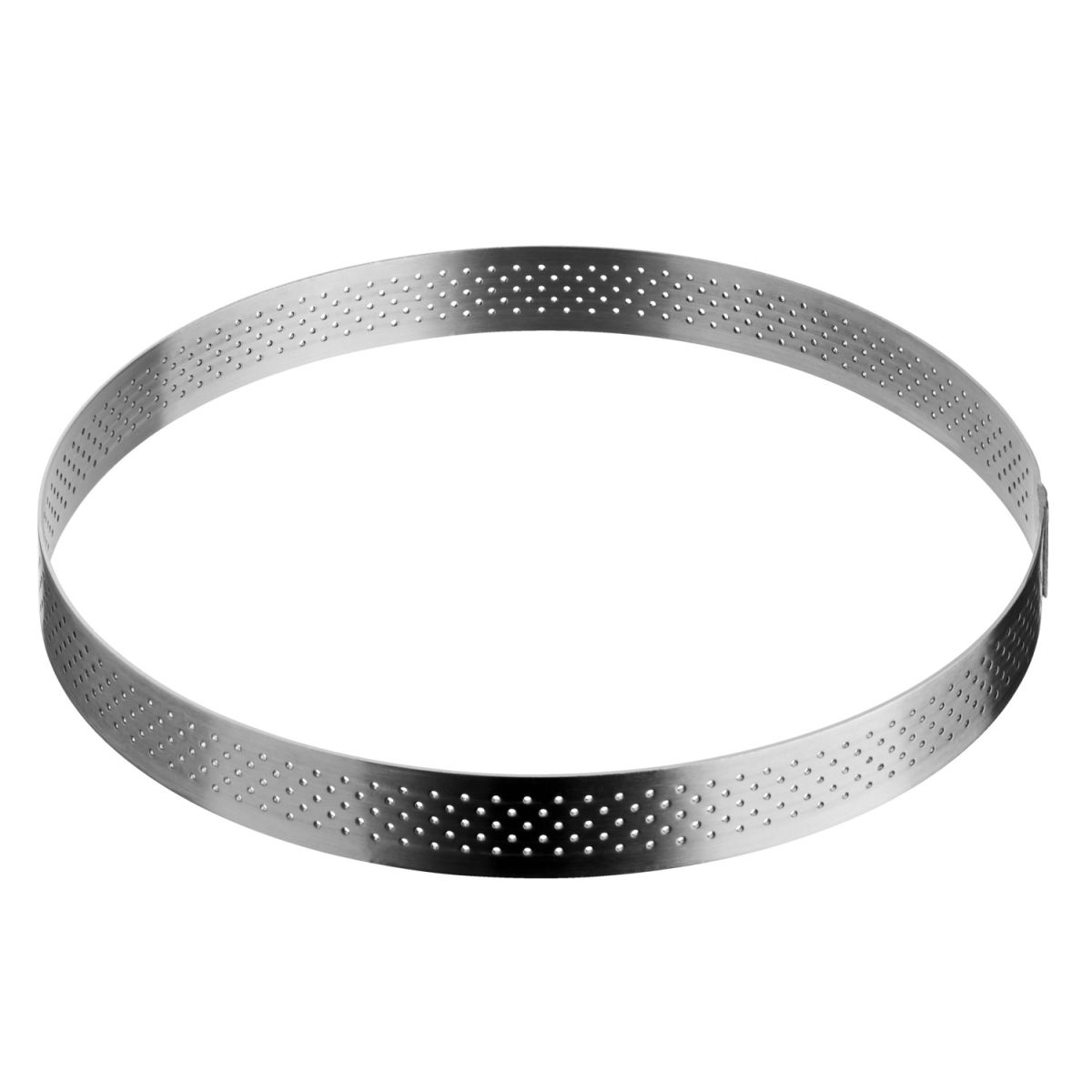 Anello per torte rotonda de Buyer; 18.5x2 cm (ØxH); argento; rotonda