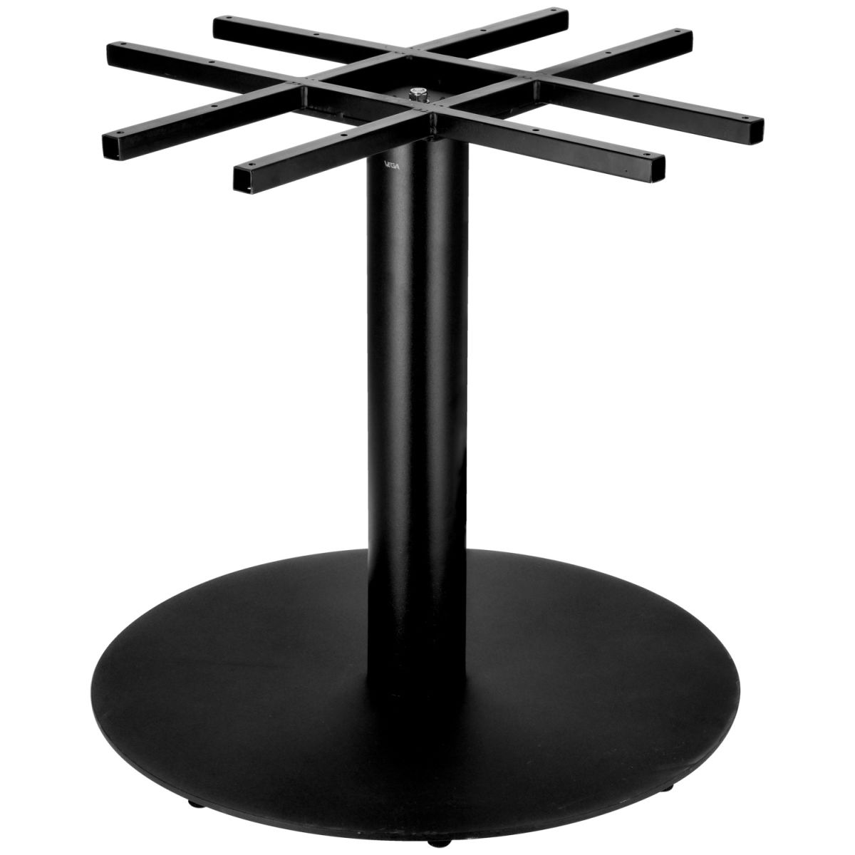 VEGA Indoor Tischgestell Goliat 74x72 cm (ØxH); schwarz; rund