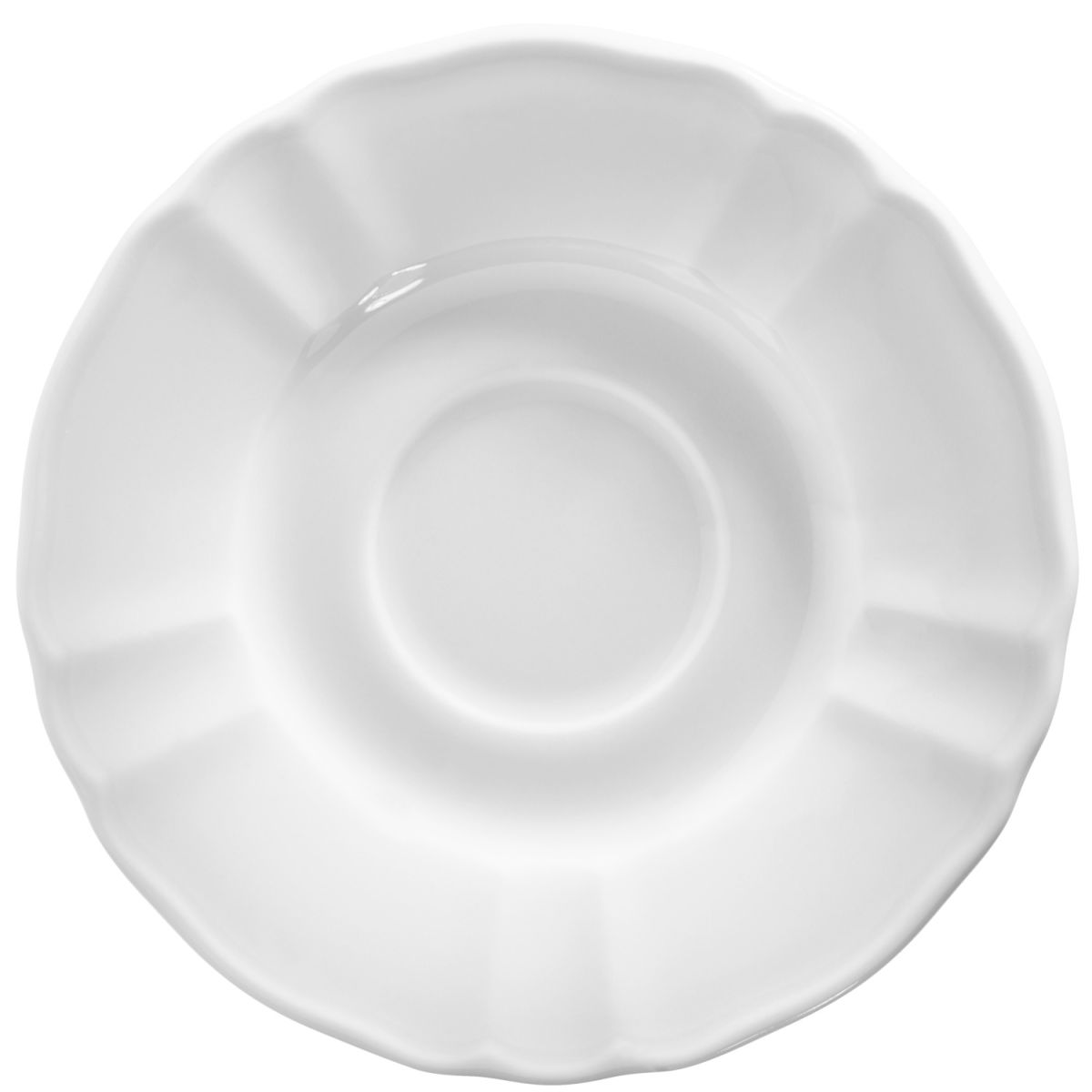 VEGA Espresso-Untertasse Amely 12 cm (Ø); weiß; rund; 6 Stück / Pack