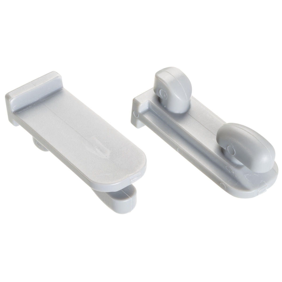 PULSIVA Ersatz-Montagehalterung Store 5.5x2x2.2 cm (LxBxT); grau; 4 Stück / Pack