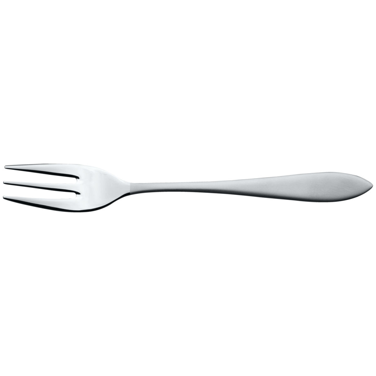 VEGA Kuchengabel Salerno matt 15.5 cm (L); silber, Griff silber; 12 Stück / Pack