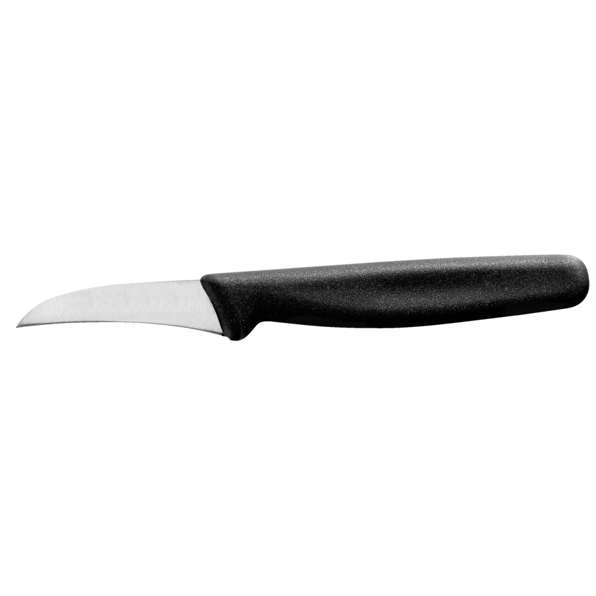 Cuchillo pelador Marcata PULSIVA; Largo hoja 6 cm, 16 cm (Lg); negro; 6 pz. / Paquete