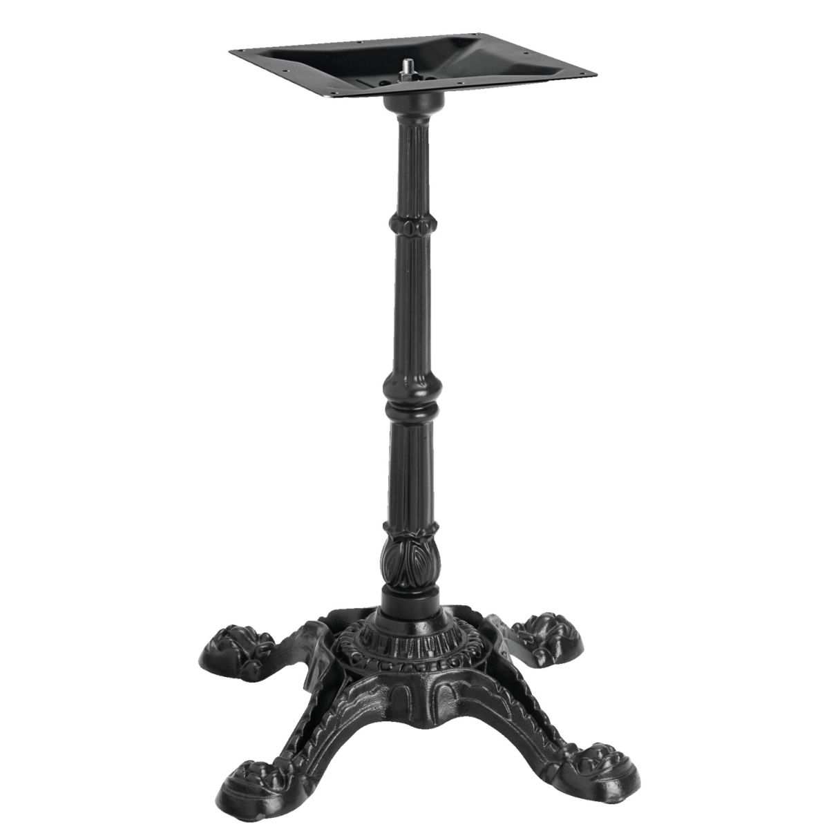 VEGA Indoor Tischgestell Nostalgie 42x42x72 cm (BxLxH); schwarz
