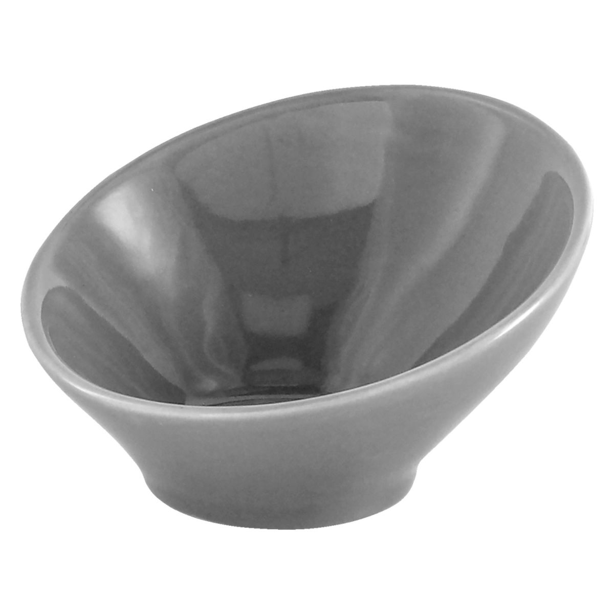 Mini ciotolina Pise VEGA; 40ml, 8.8x5.2 cm (ØxH); grigio chiaro; rotonda; 6 pz. / confezione