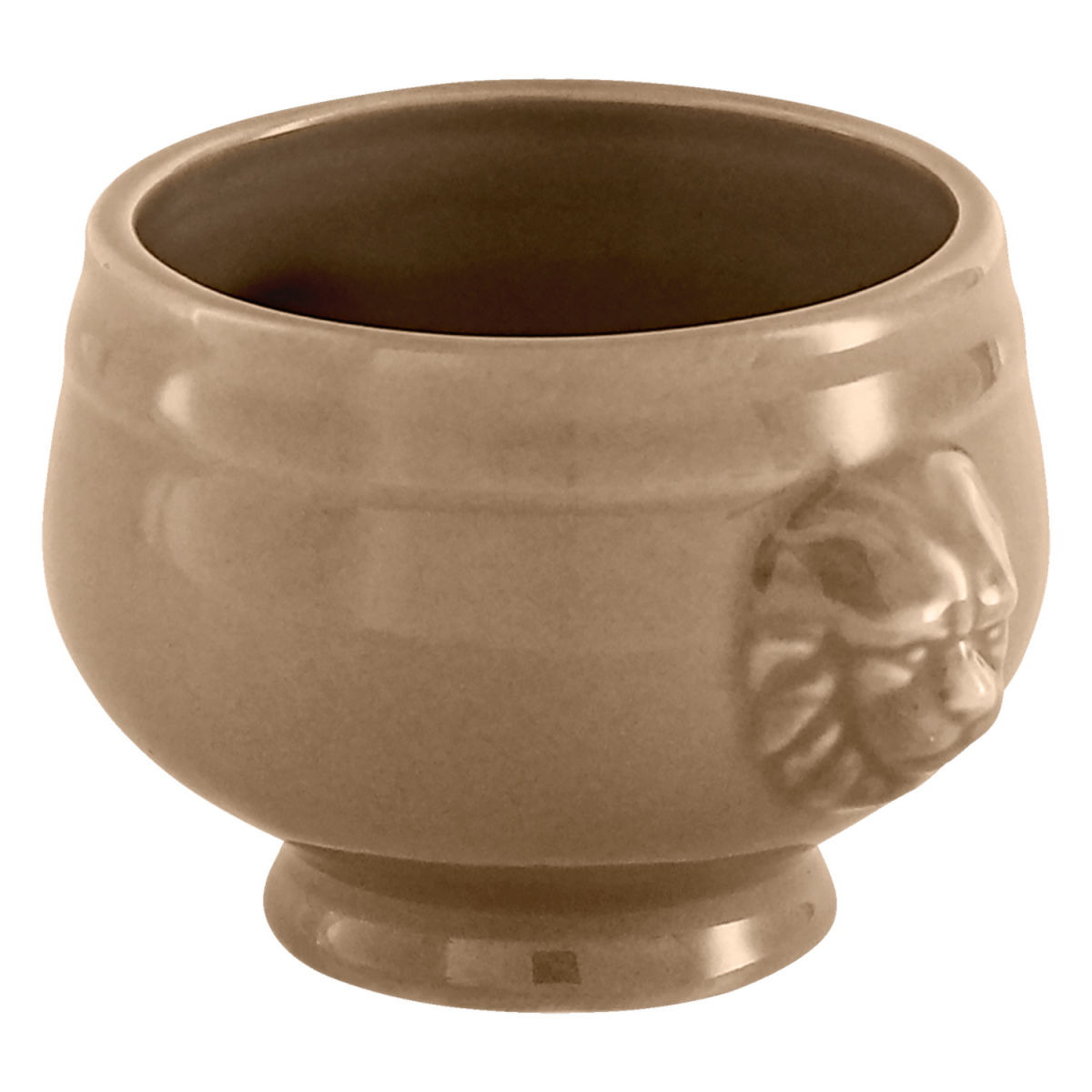 Terrina testa di leone Lowi VEGA; 130ml, 6.5x5.5 cm (ØxH); beige; rotonda; 6 pz. / confezione