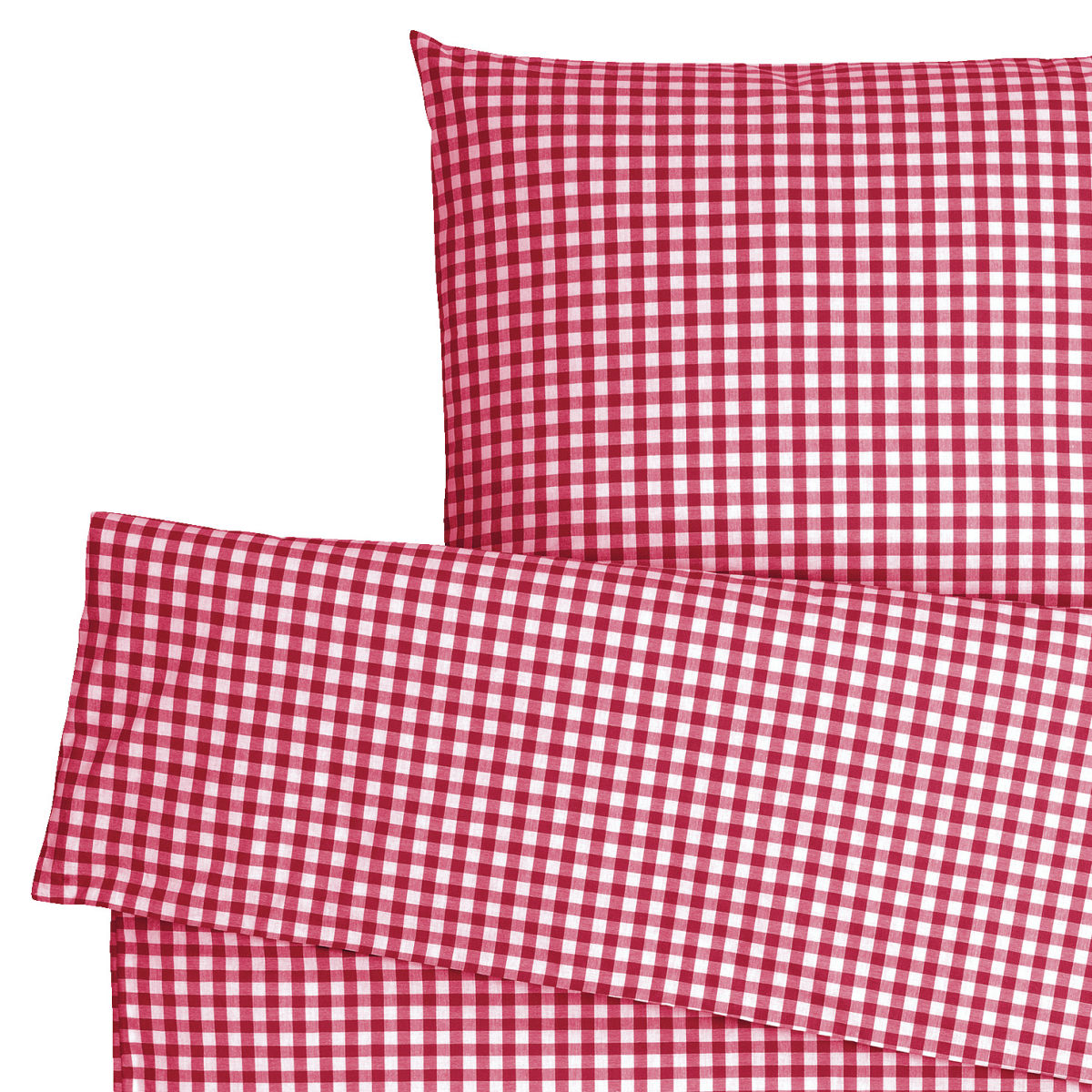 ERWIN M. Dekbedovertrekset Tux; 135x200 cm (BxL); rood