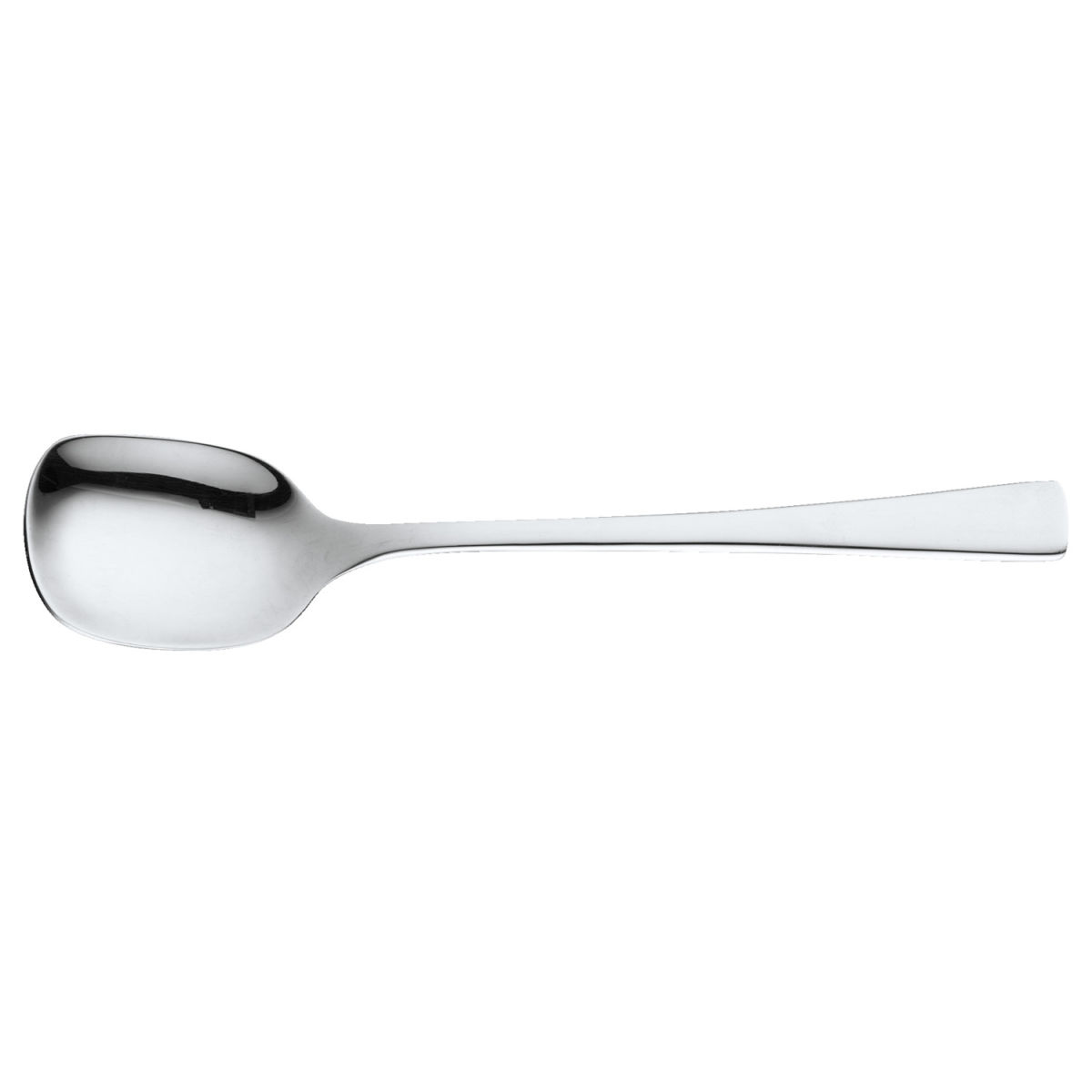 PULSIVA IJslepel kort Hamburg; 13.9 cm (L); zilver, Handvat zilver; 12 stuk / verpakking