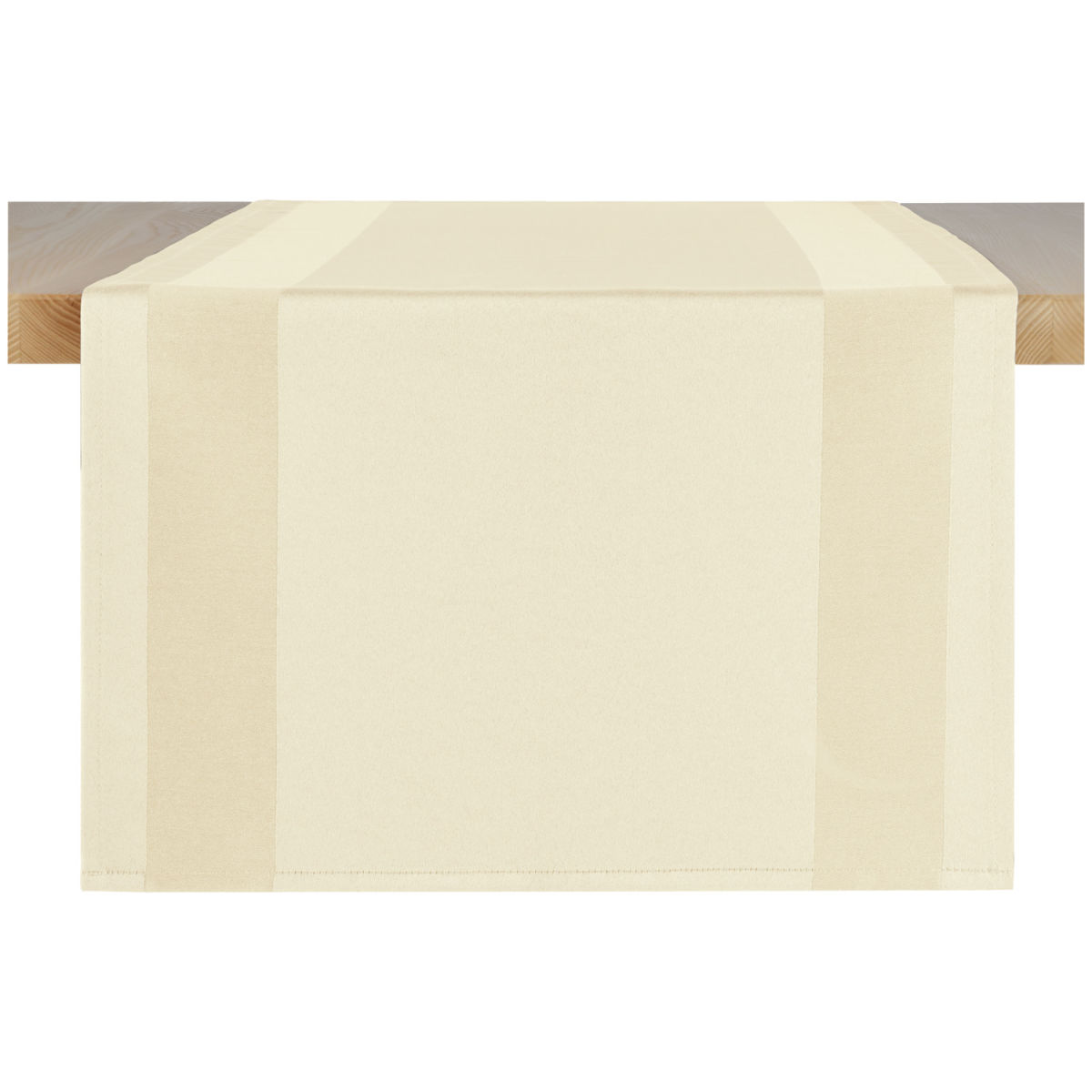 PULSIVA Tafelloper Flair; 40x130 cm (BxL); champagne beige