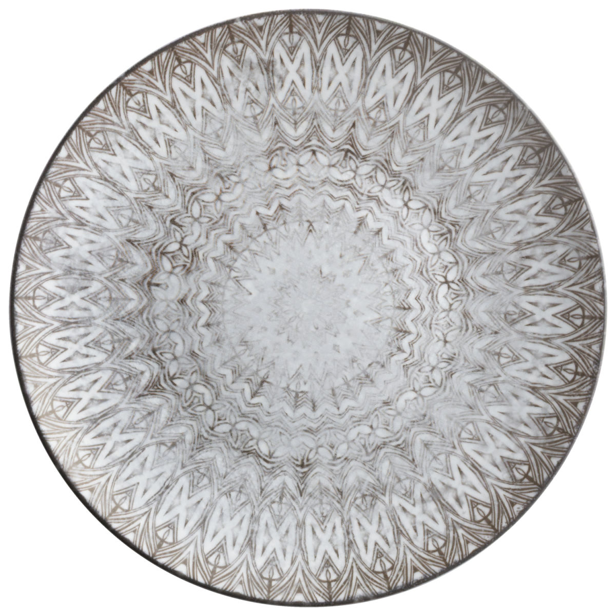 Vega Porseleinen bord plat Kalaya rond; 31 cm (Ø); taupe; rond; 6 stuk / verpakking