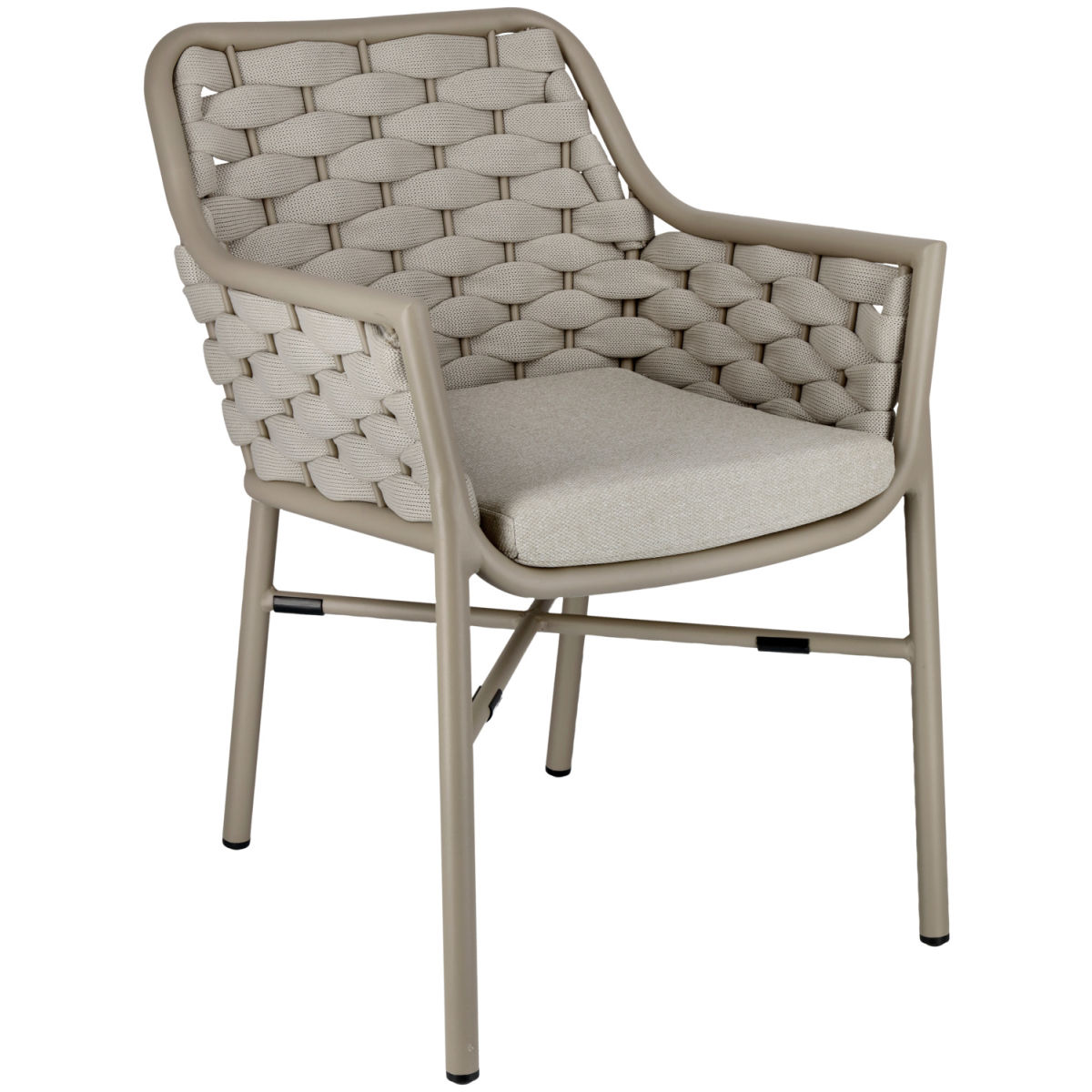 Sedia da esterno Arto VEGA; 58x62x80 cm (LxPxH); beige; 2 pz. / Pacco