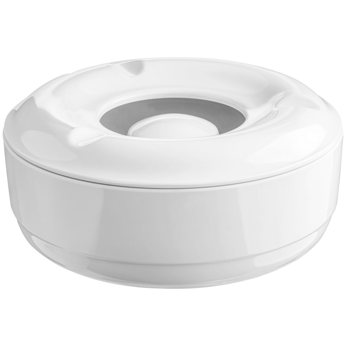 PULSIVA Windaschenbecher Toledo 14.5x6 cm (ØxH); weiß; rund; 6 Stück / Pack