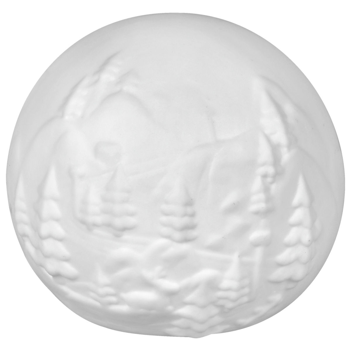 Sfera a LED Esteban; 8.3x7.2 cm (ØxH); bianco