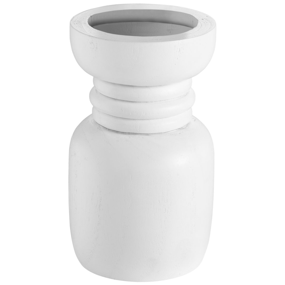 Ljusstake Bigna; 11x18 cm (ØxH); Vit; 2 Styck / Förpackning