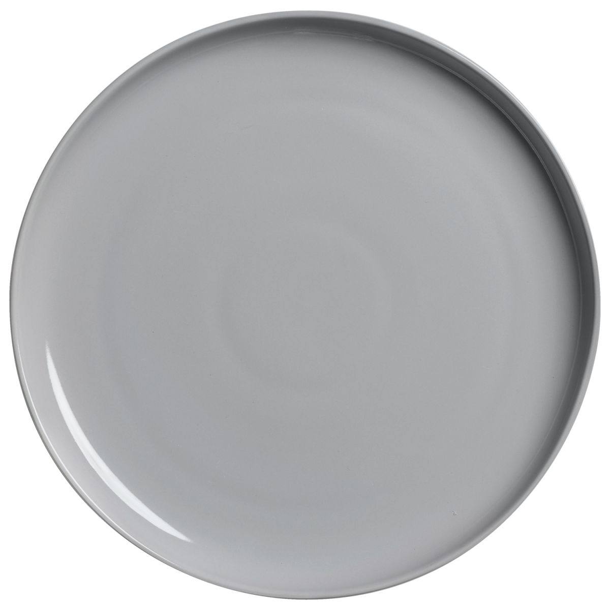PULSIVA Plat bord Guscia; 27.2 cm (&Oslash;); grijs; rond; 6 stuk / verpakking