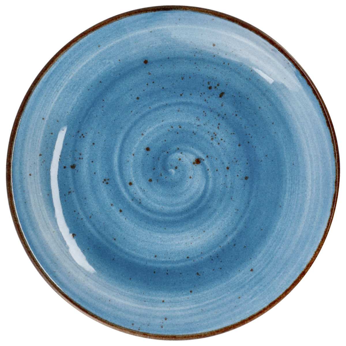 Piatto piano Nebro VEGA; 20 cm (Ø); blu chiaro; rotonda; 6 pz. / confezione