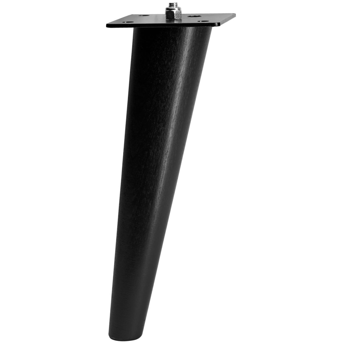 VEGA Fuß-Set Lasse 4-teilig 9x9x25 cm (BxTxH); birke/schwarz; 4 Stück / Pack