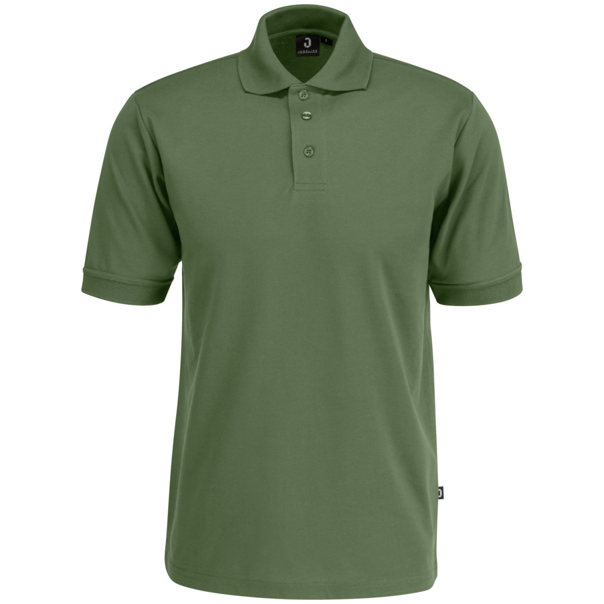 Polo da uomo Fly maniche corte JOBELINE; Taglia L; verde oliva