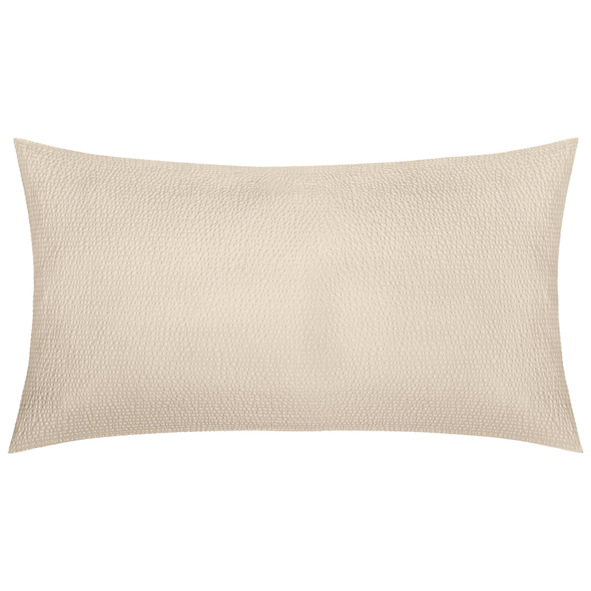 ERWIN M. Kussensloop Avellino geweven seersucker; 65x100 cm (LxB); beige