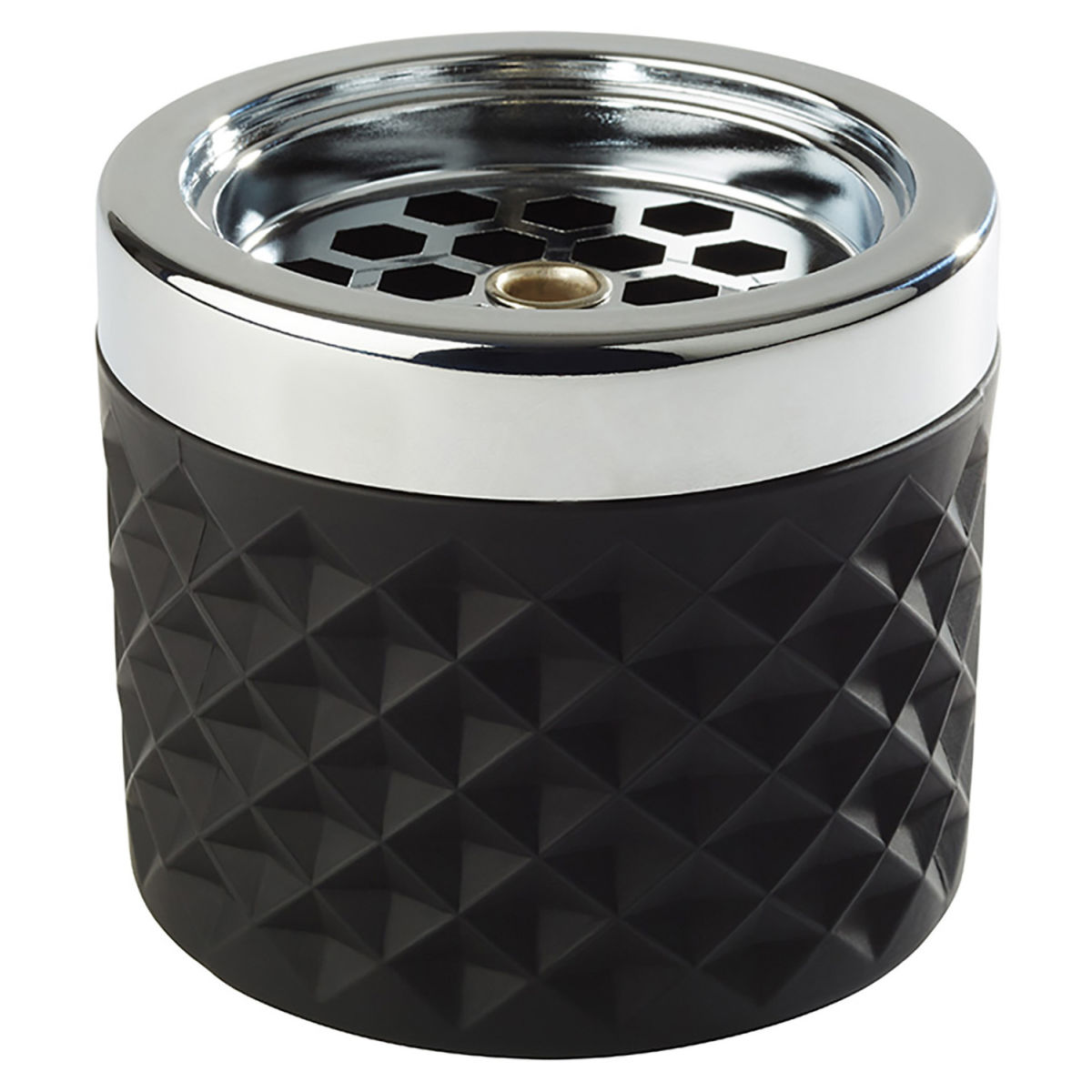 Posacenere antivento APS; 9.5x8 cm (ØxH); nero