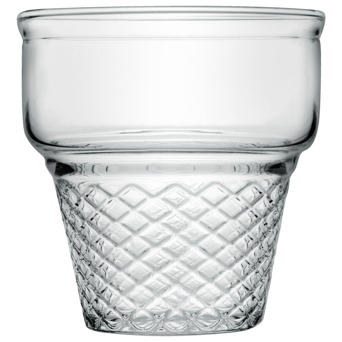 Pasabahçe IJscoupe Mini Cornet; 245ml, 8.5x8.6 cm (ØxH); transparant; 24 stuk / verpakking