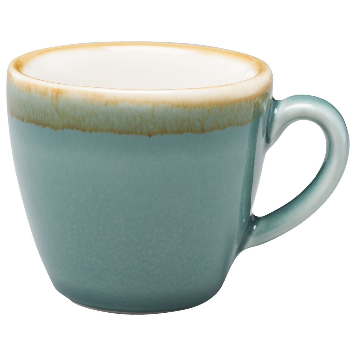 PULSIVA Espressotasse Glaze 2.0 80 ml, 7.8x5.5 cm (ØxH); blau; rund; 6 Stück / Pack