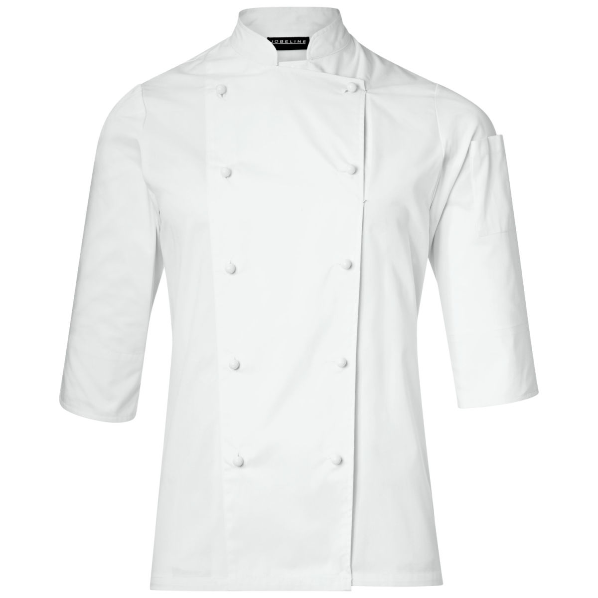 Chaqueta de cocina para mujer Milan manga trescuartos JOBELINE; Talla 46; blanco