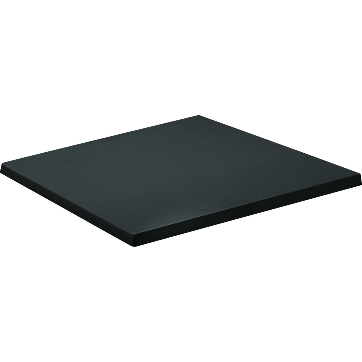 Topalit Tafelblad Werzalit- vierkant ; 80x80 cm (LxB); zwart; vierkant