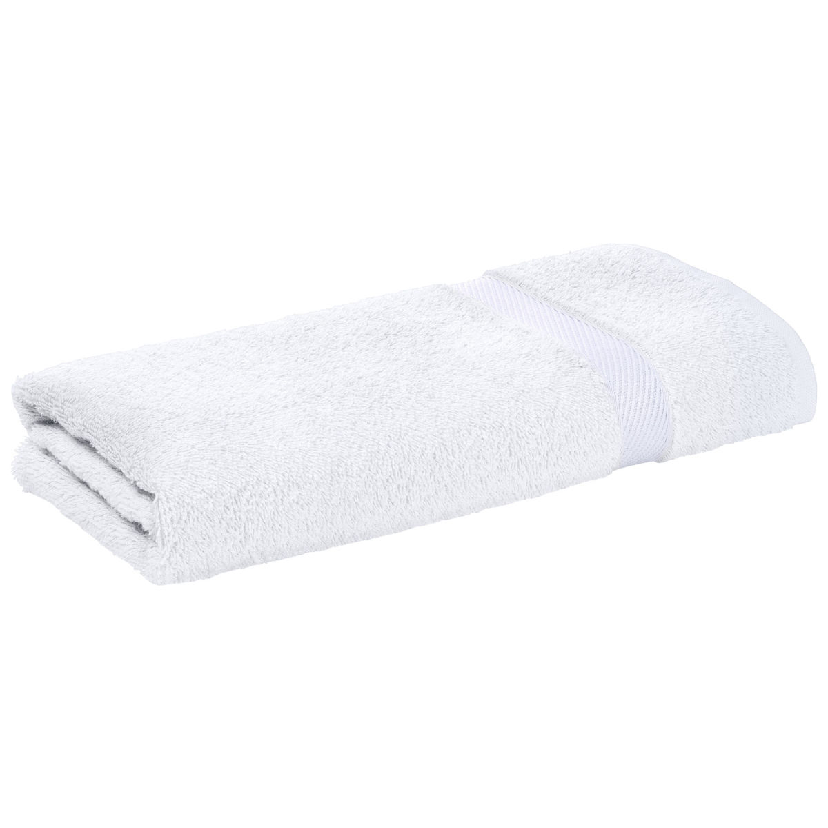 Telo bagno Valencia tinta unita ERWIN M.; 100x150 cm (LxL); bianco