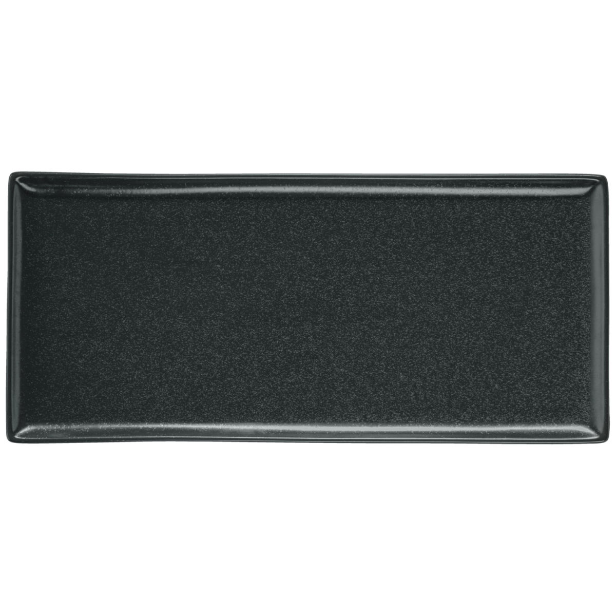 Piatto da portata Masca rettangolare VEGA; 35x16 cm (LxL); nero; rettangolare; 6 pz. / confezione