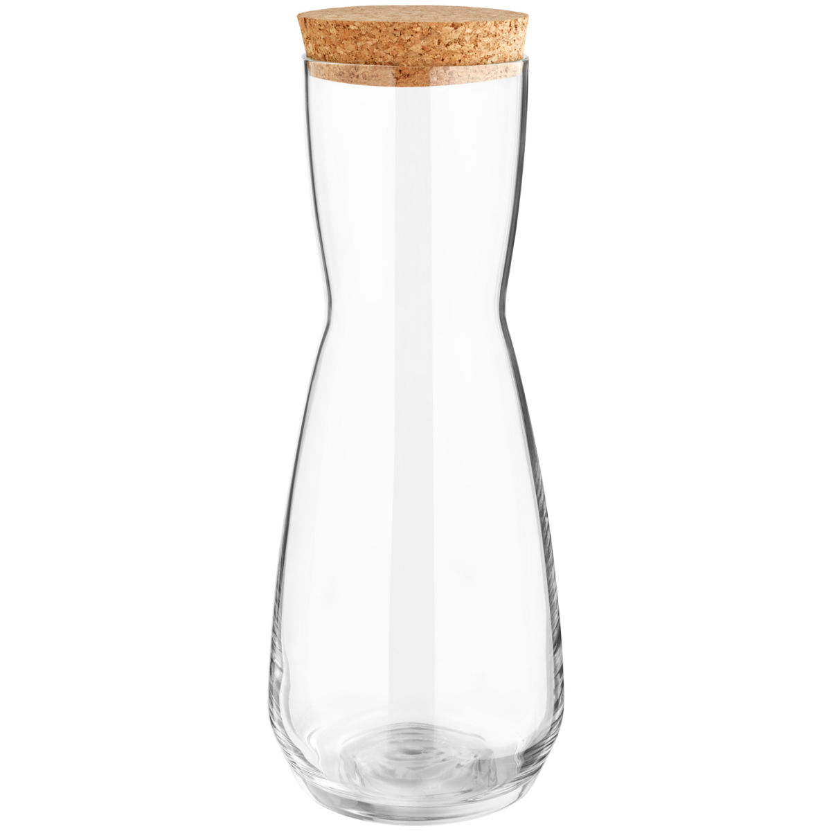 Caraffa Hannah con marcatura VEGA; 1100 ml, 7.6x25.2 cm (ØxH); trasparente; 1 l Segno di riempimento, 6 pz. / confezione