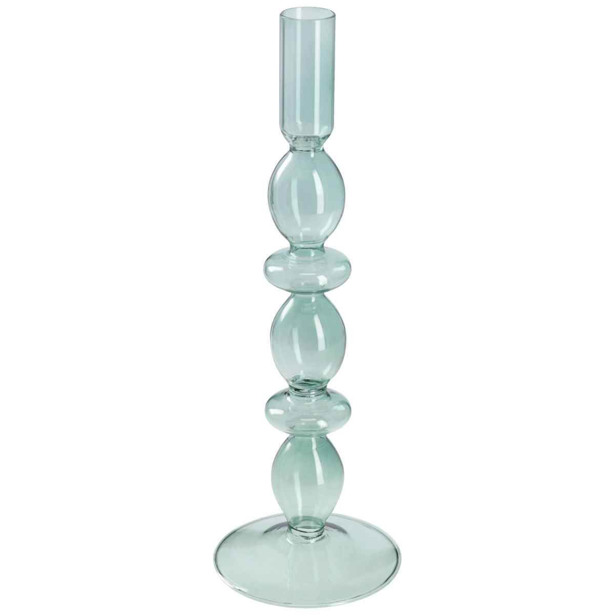 Portacandele Antal; 9x26.5 cm (ØxH); verde scuro